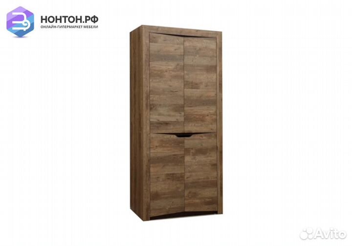 Шкаф Лючия 2-дверный с полками кейптаун