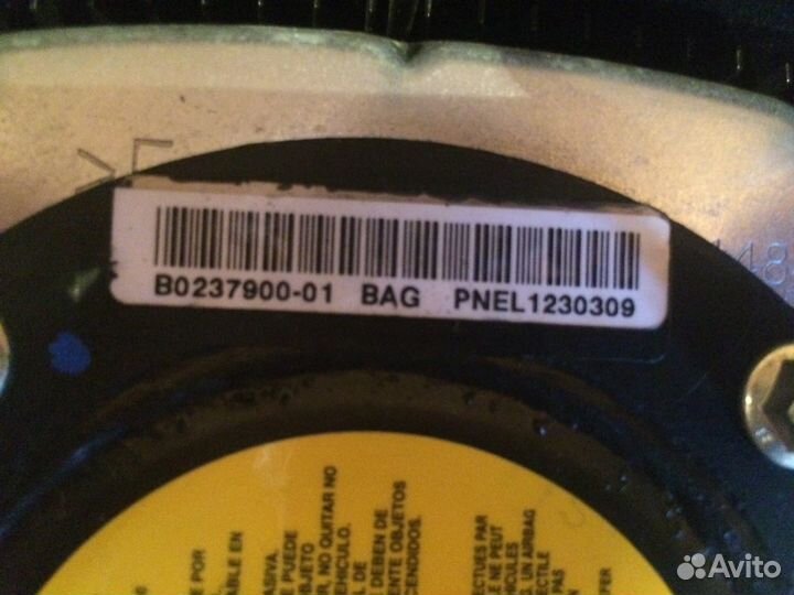 Подушка безопасности в руль Opel Vectra B 2001