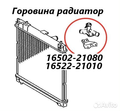 Горловина радиатора Toyota Probox NCP165 1NZ-FE