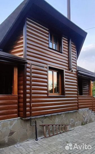 Монтаж фасадных панелей сайдинга