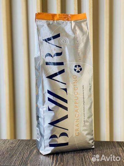 Кофе в зернах Bazzara Grancappuccino 1кг