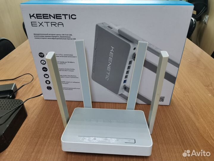 Роутер Keenetic Extra с антенной petpa bb 75