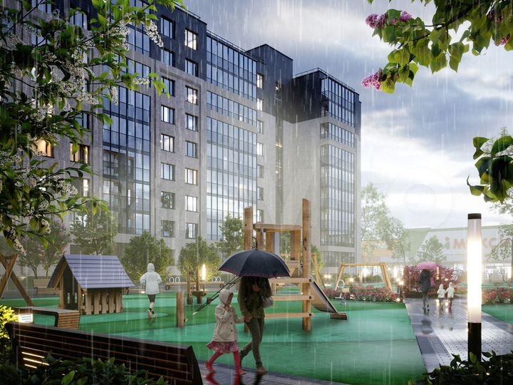 Квартира-студия, 28,3 м², 8/9 эт.