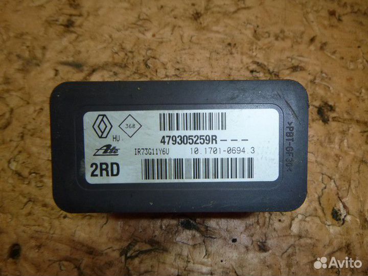 Датчик ускорения renault fluence 2010