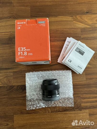 Объектив Sony 35mm f1.8