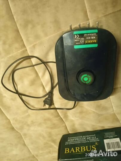 Компрессор аквариумный barbus AIR 013
