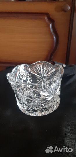 Хрустальная конфетница СССР