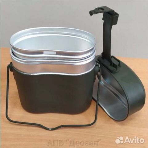 Котелок солдатский вдв комбинированный 3 предмета