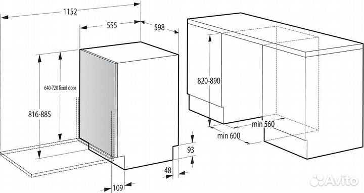 Посудомоечная машина gorenje GV643E90