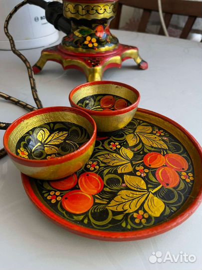 Самовар электрический расписной СССР