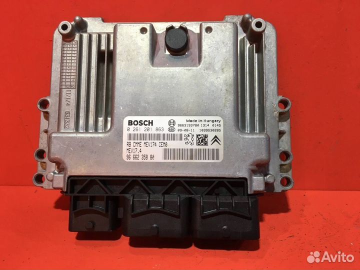 Блок управления двигателем Citroen C3 picasso Б/У