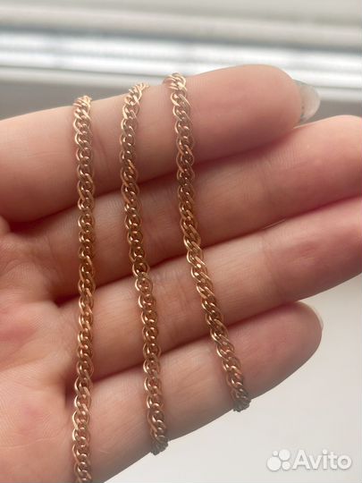 Цепь золотая женская