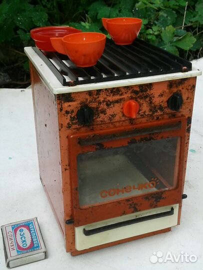Детская газовая плита Сонечко СССР, жесть