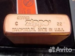 Zippo. Solid Copper/ Медь. 22 г. Лимит. Новая