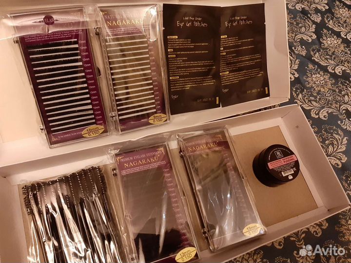 Ресницы для наращивания щеточки крем-ремувер