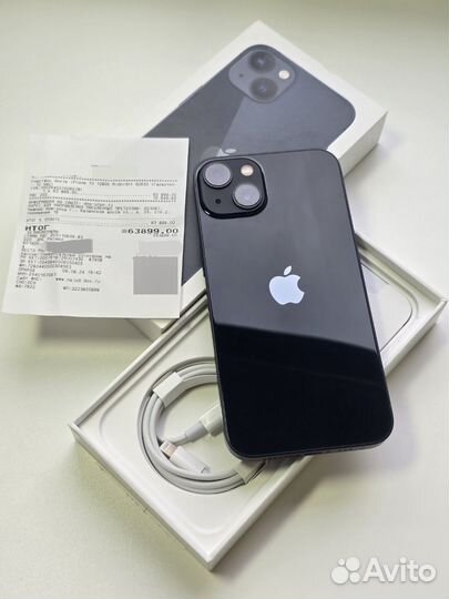 iPhone 13 (SIM+eSIM,АКБ 100,На Гарантии)