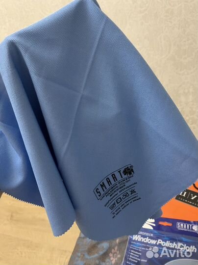 Салфетка для стекла SMART (белый кот)