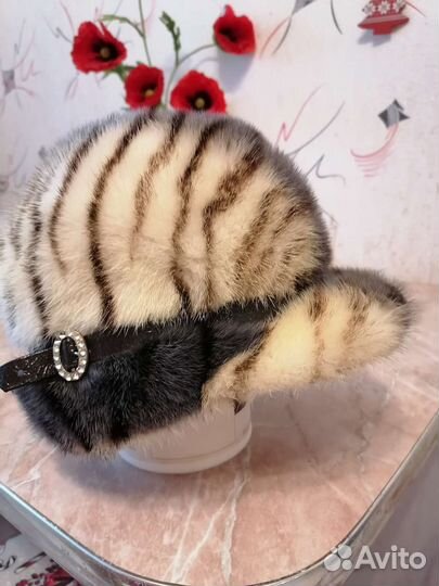 Шапка норковая женская