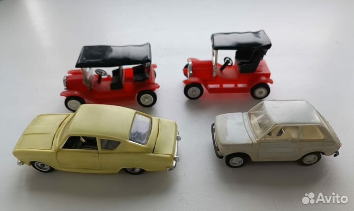 Машинки модельки СССР. Пластик