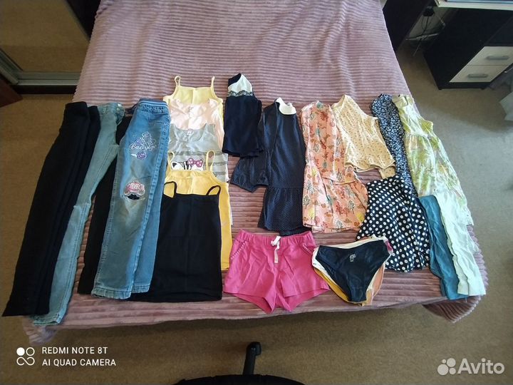 Пакет вещей для девочки 122 128