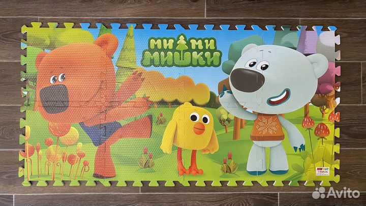 Детский коврик пазл 2 шт