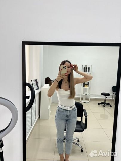 Волосы для наращивания 55 см русые