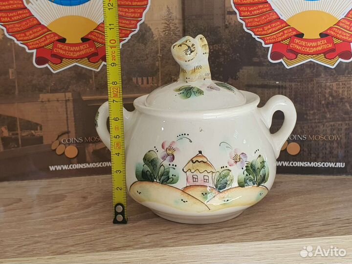 Сахарница нечастоя. Авторская роспись