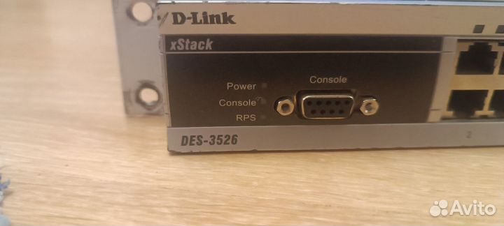 Dlink коммутатор DES-3526 10/100