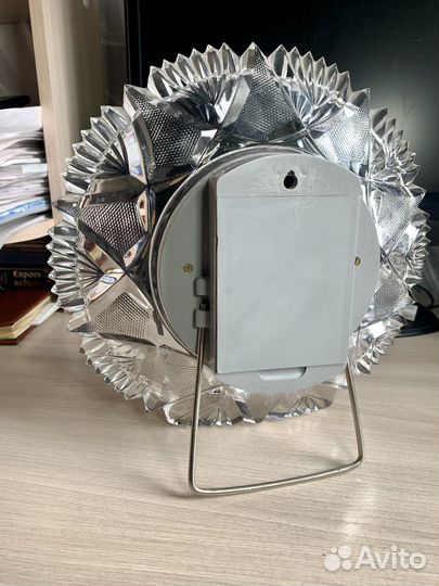 Часы Маяк СССР хрусталь кварц настольные настен