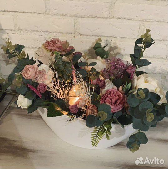 Ритуальные композиции (корзины, венки)