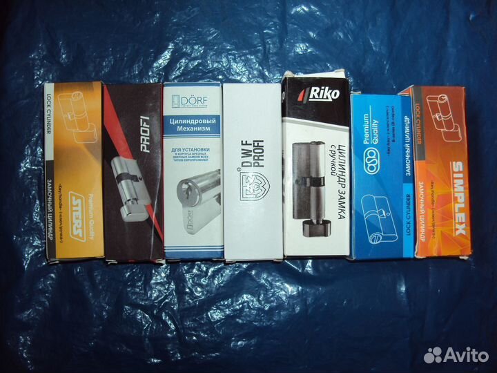 Механический цилиндр врезного замка