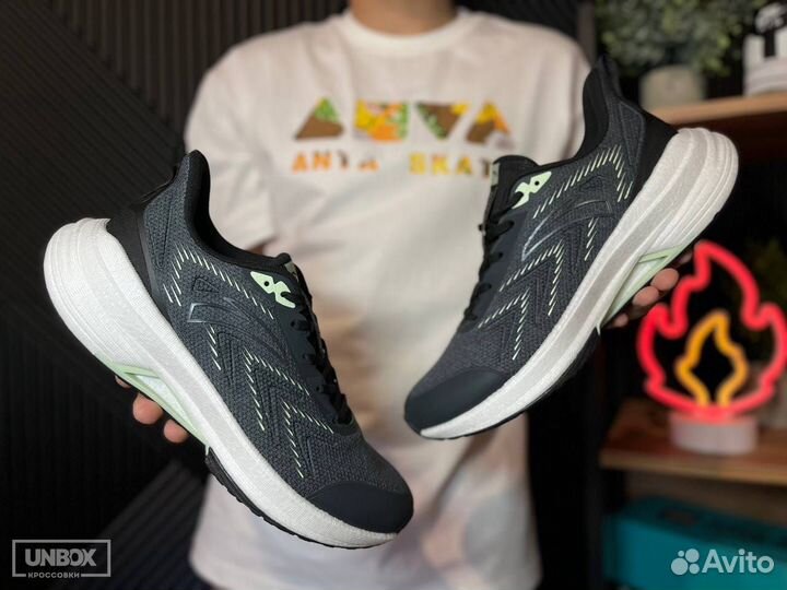 Кроссовки Оригинал Anta Tron 4.0 Black/Grey