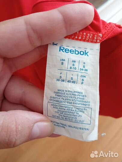 Футболка reebok женская S