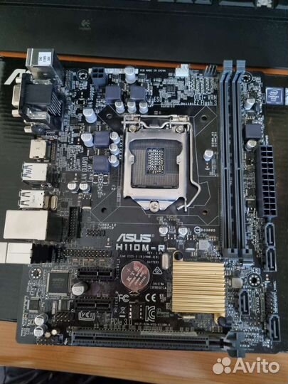 Материнская плата asus h110m-r