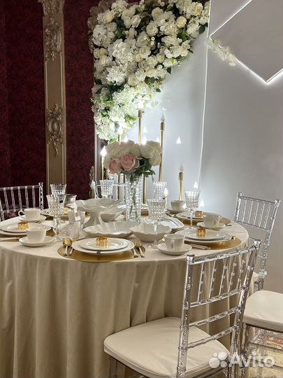 Прокат столы стулья