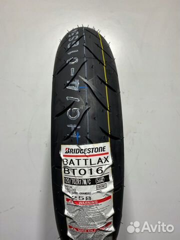 Мотошина 120 70 17 Bridgestone Battlax BT016