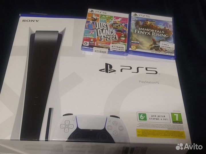 PS5 ростест +2 новых диска
