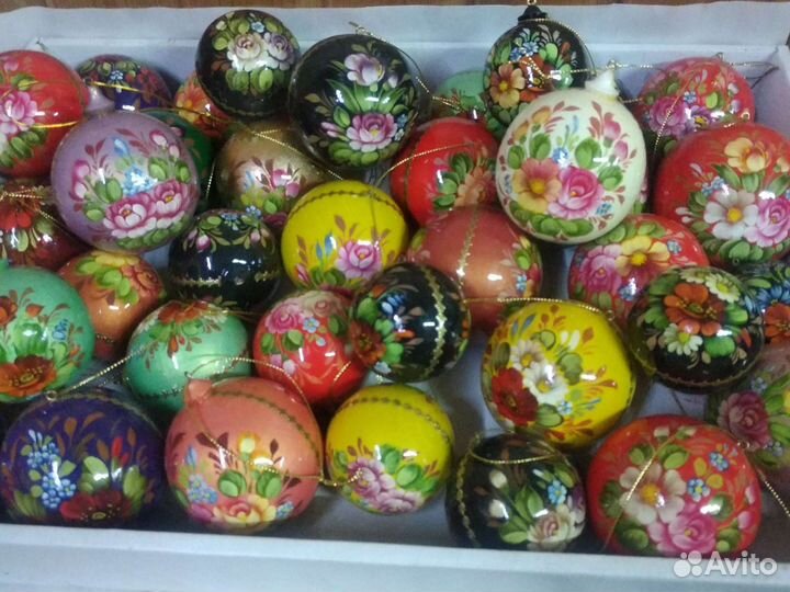 Новогодние шары и украшения ручной работы