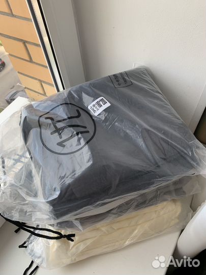 Постельное бельё 180х220 на резинке черное