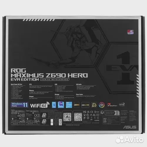 Материнская плата asus ROG maximus Z690 hero EVA 9