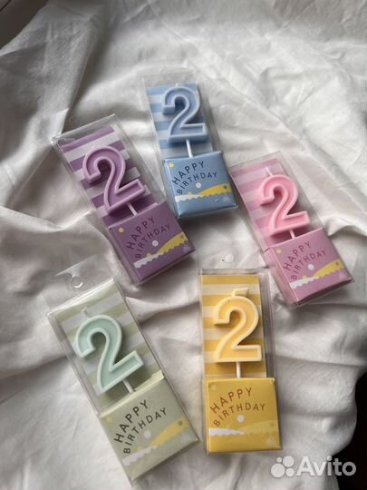 Свечи для торта цифры 1 2 3 4 5 6 7 8 9 0