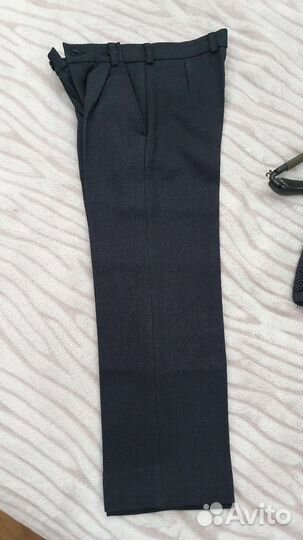 Школьный костюм для мальчика 122 серый