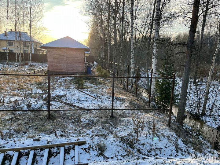 Столб для забора 60х60 1500х2000 винтовой d57