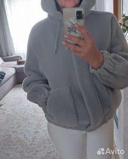 Шубка -курточка тедди