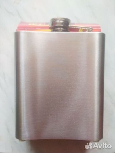 Фляга карманная металлическая 200 мл