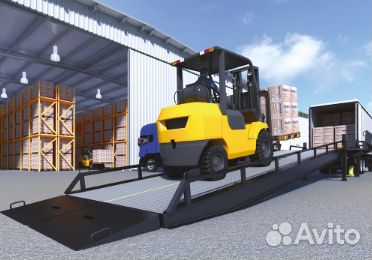 Мобильная укороченная рампа DoorHan RM с электроги