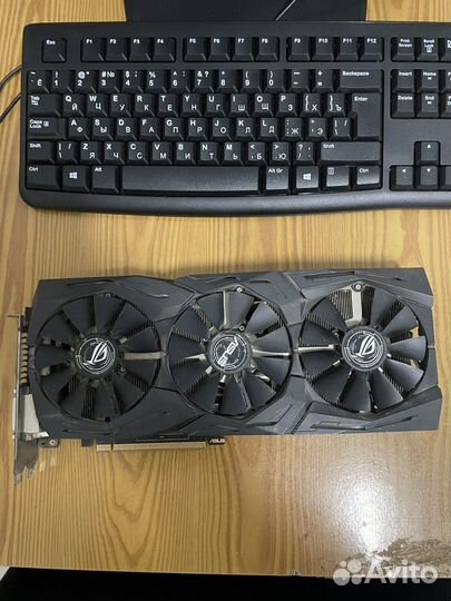 Видеокарта gtx 1060 6gb asus strix