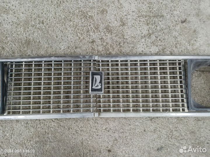 Решетка радиатора ваз 2106никель хром