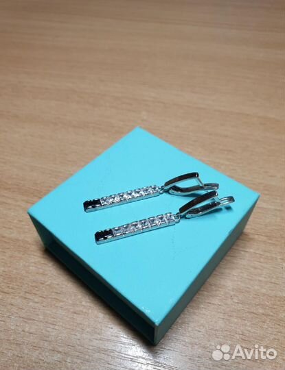 Серьги Серебро 925 Стрекозы