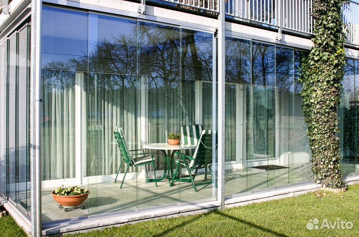 Безрамное остекление